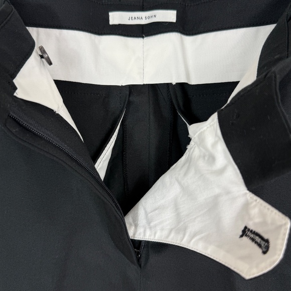 NWOT Jeana Sohn Elio High Waisted Straight Leg Cropped Pants Trousers - Picture 10 of 10